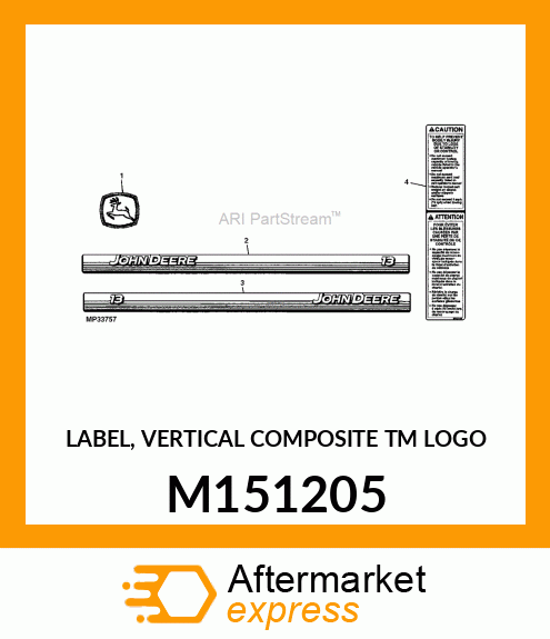 LABEL, VERTICAL COMPOSITE TM LOGO M151205