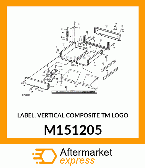 LABEL, VERTICAL COMPOSITE TM LOGO M151205