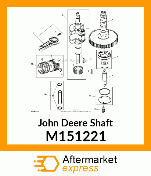 SHAFT, CAMSHAFT M151221