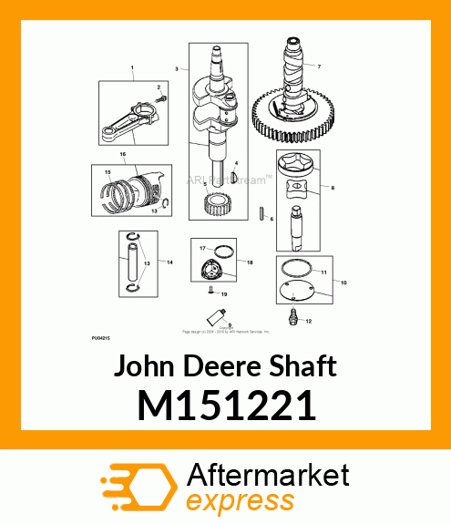 SHAFT, CAMSHAFT M151221