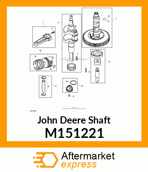 SHAFT, CAMSHAFT M151221