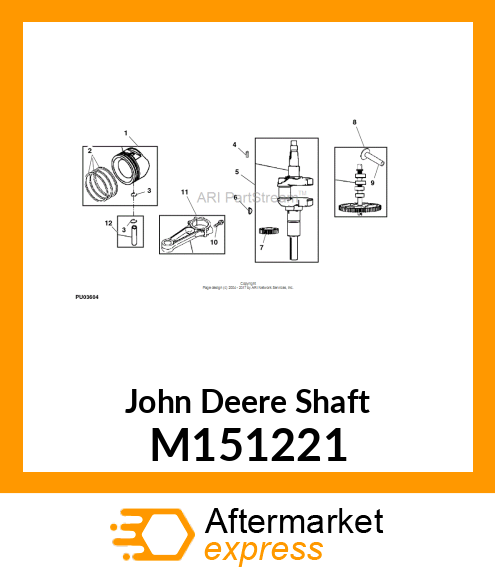 SHAFT, CAMSHAFT M151221