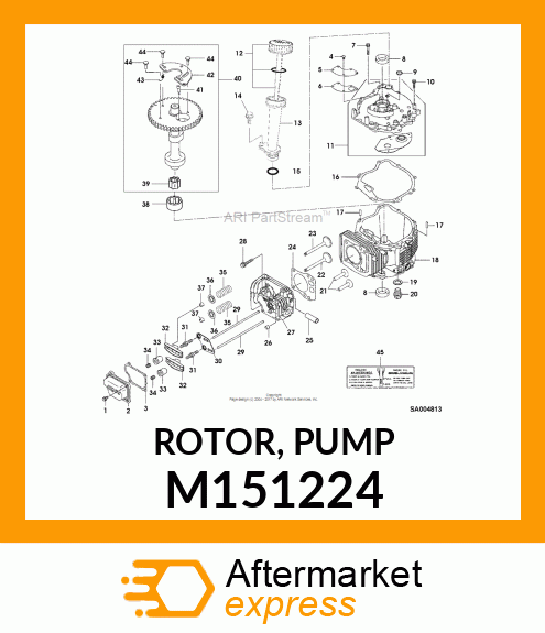 ROTOR, PUMP M151224