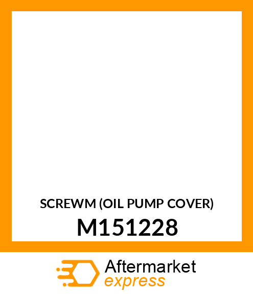 SCREWM (OIL PUMP COVER) M151228