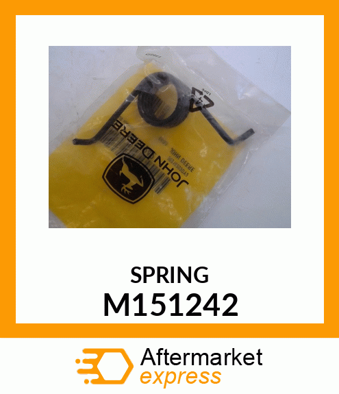 SPRING, TORSION BRAKE PEDAL RETURN M151242