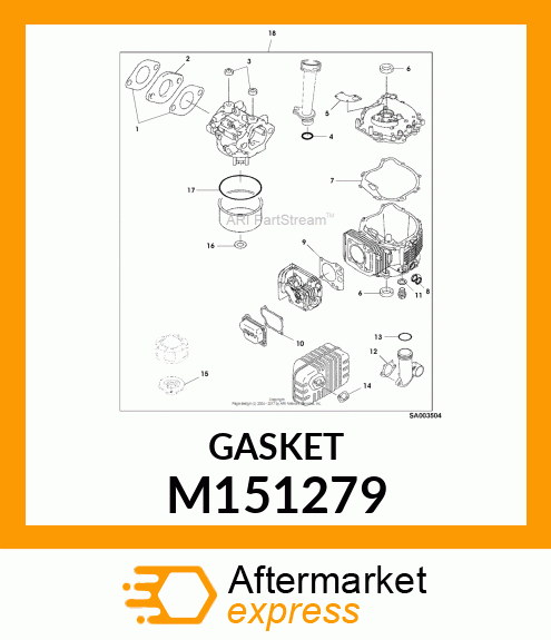 GASKET, GASKET M151279