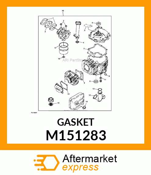 GASKET,CASE M151283