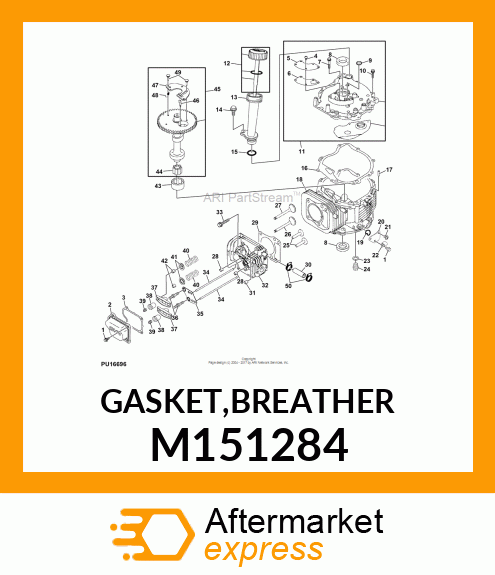 GASKET,BREATHER M151284