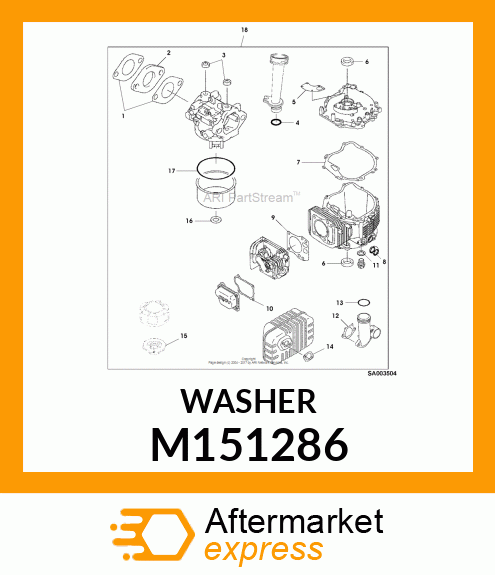 GASKET, 12 X 19 X 1.27 M151286