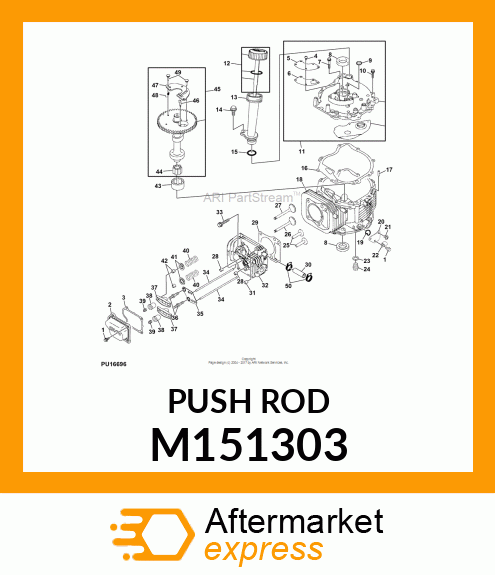 PUSH ROD, ROD M151303