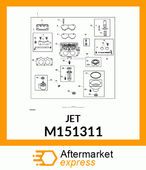 JET, MAIN LEFT M151311