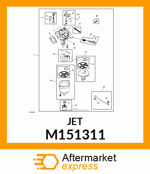 JET, MAIN LEFT M151311