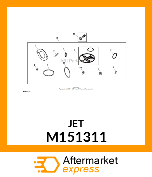 JET, MAIN LEFT M151311