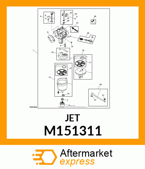 JET, MAIN LEFT M151311