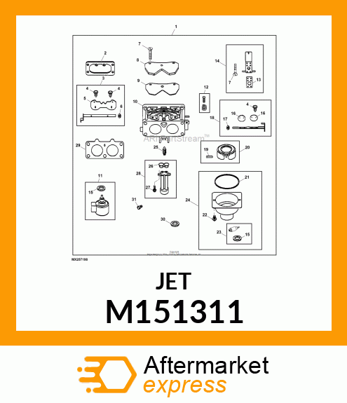 JET, MAIN LEFT M151311