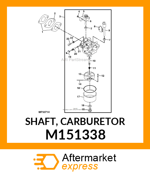 SHAFT, CARBURETOR M151338