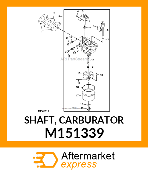 SHAFT, CARBURATOR M151339