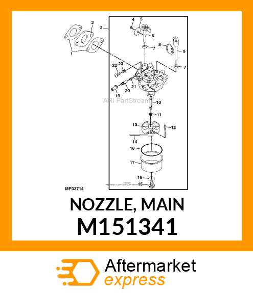 NOZZLE, MAIN M151341