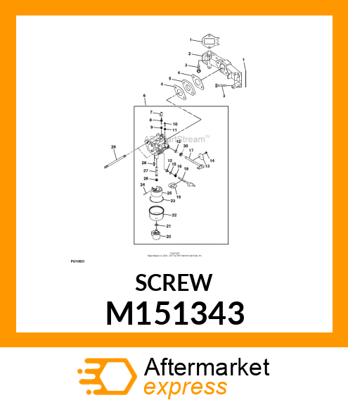 SCREW M151343