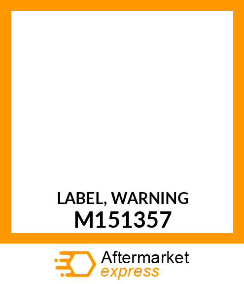 LABEL, WARNING M151357