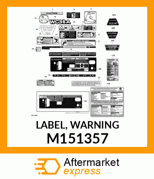 LABEL, WARNING M151357