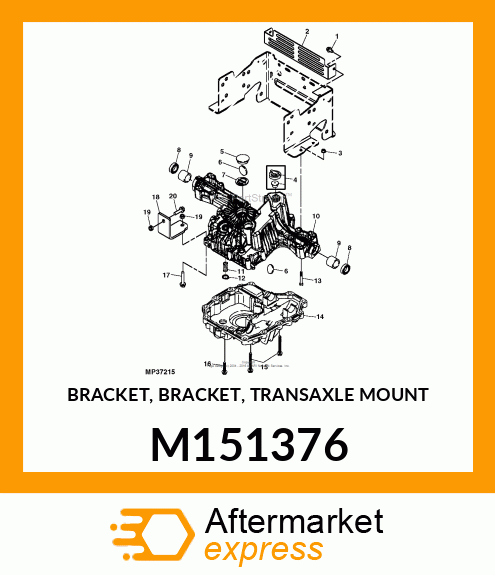 BRACKET, BRACKET, TRANSAXLE MOUNT M151376