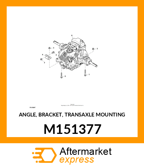 ANGLE, BRACKET, TRANSAXLE MOUNTING M151377