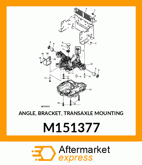 ANGLE, BRACKET, TRANSAXLE MOUNTING M151377