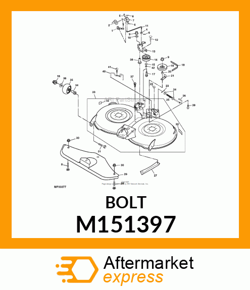 GUIDE, BELT M151397