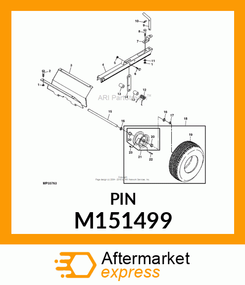 PIN, HITCH M151499