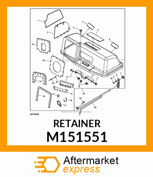 RETAINER M151551