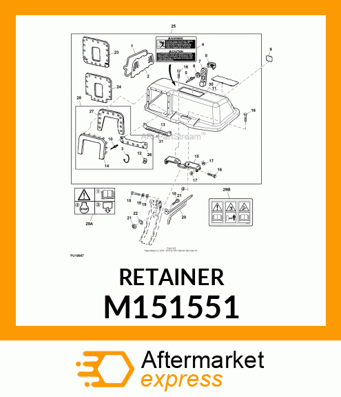 RETAINER M151551