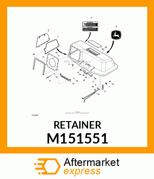 RETAINER M151551