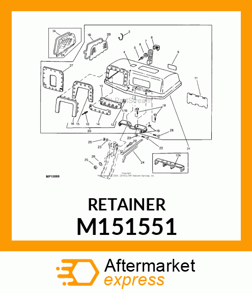 RETAINER M151551