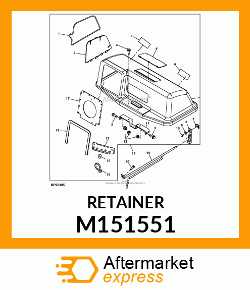 RETAINER M151551