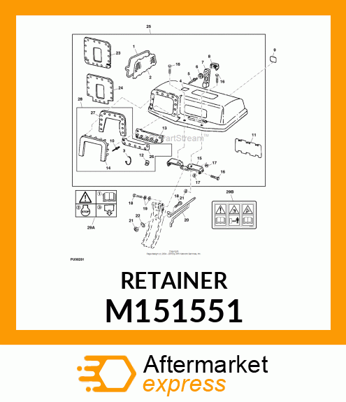 RETAINER M151551