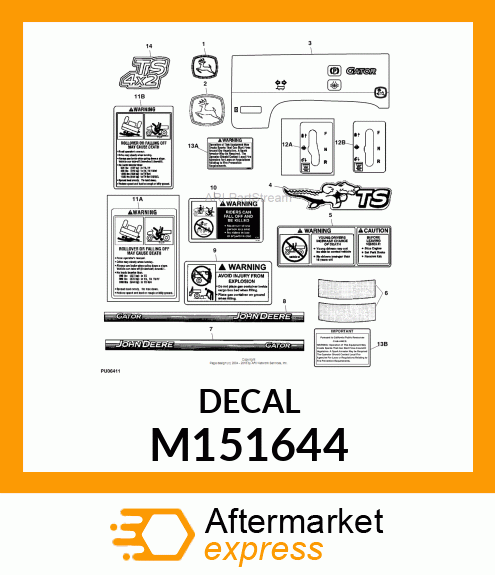 LABEL, SHIFT QUADRANT M151644