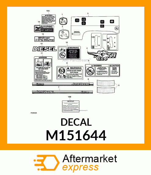 LABEL, SHIFT QUADRANT M151644