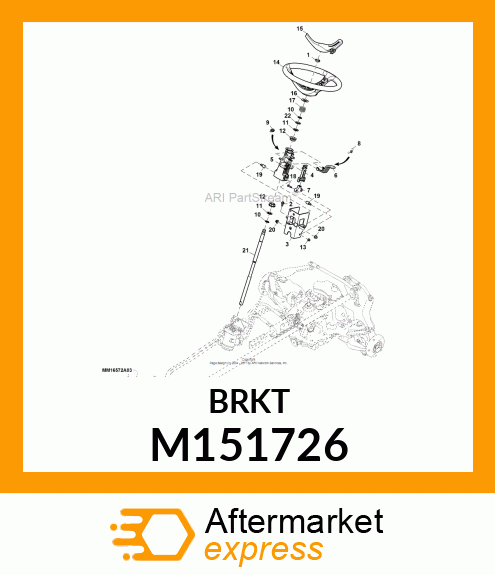 LEVER, TILT STEERING M151726