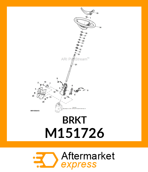 LEVER, TILT STEERING M151726