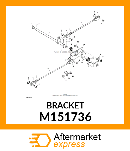 PLATE, PLATE, LH MOUNT M151736