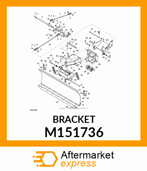 PLATE, PLATE, LH MOUNT M151736