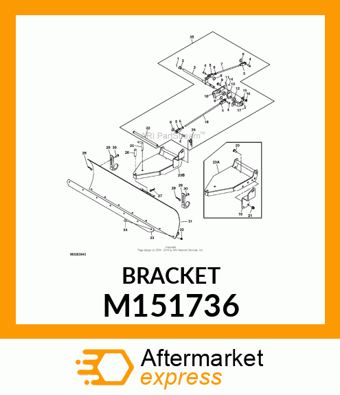 PLATE, PLATE, LH MOUNT M151736