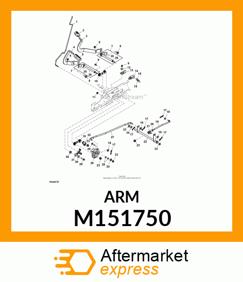 ARM, REVERSE PIVOT M151750