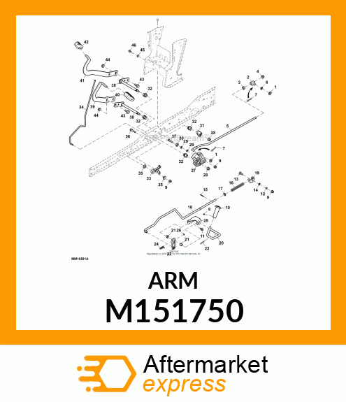 ARM, REVERSE PIVOT M151750