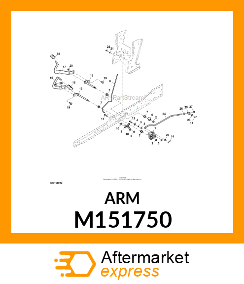 ARM, REVERSE PIVOT M151750