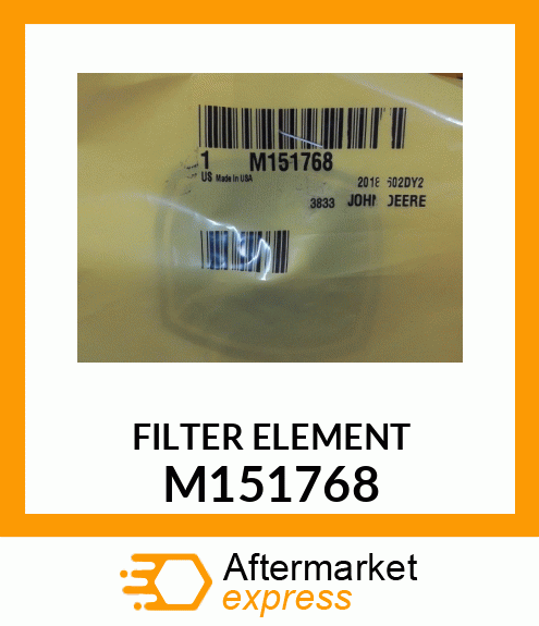 ELEMENT, AIR FILTER, FOAM M151768