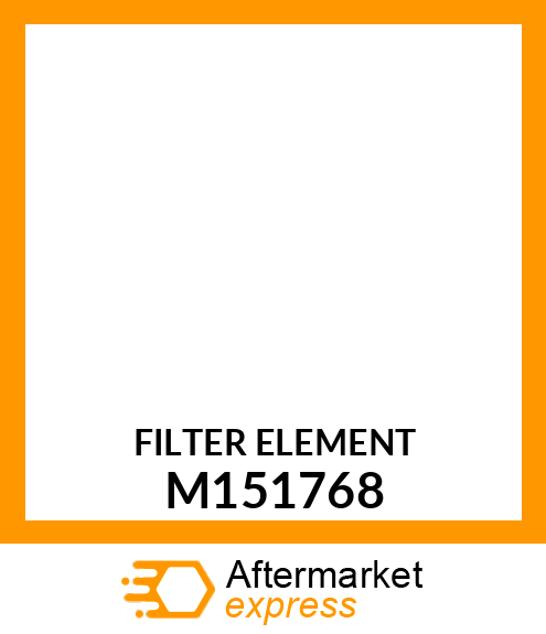 ELEMENT, AIR FILTER, FOAM M151768