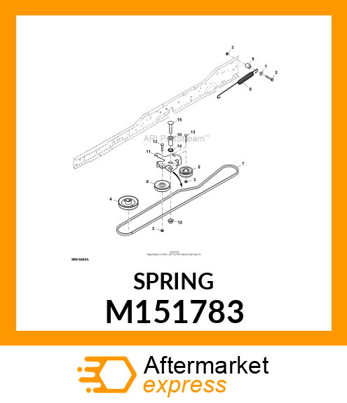 SPRING, TRACTION L M151783