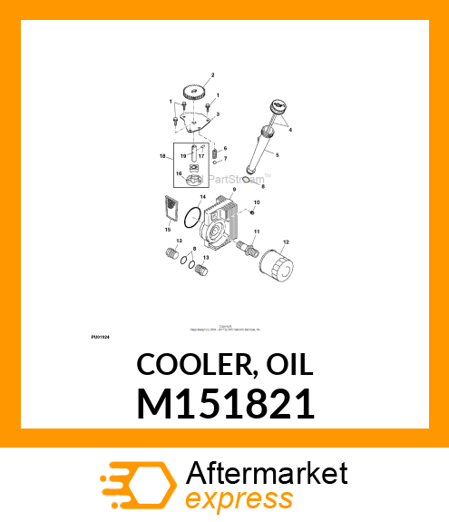 COOLER, OIL M151821